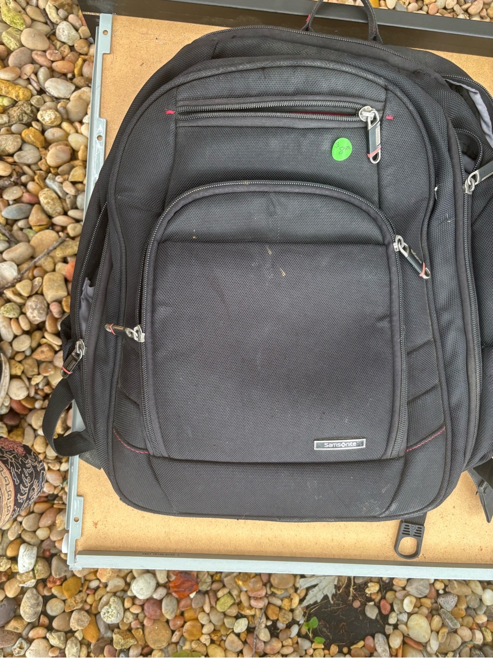 Samsonite Black Nylon Laptop Backpack with Organizer Pockets